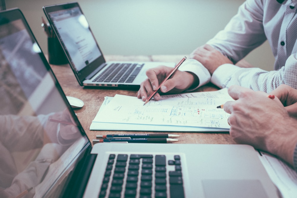 Business formation documents on a desk